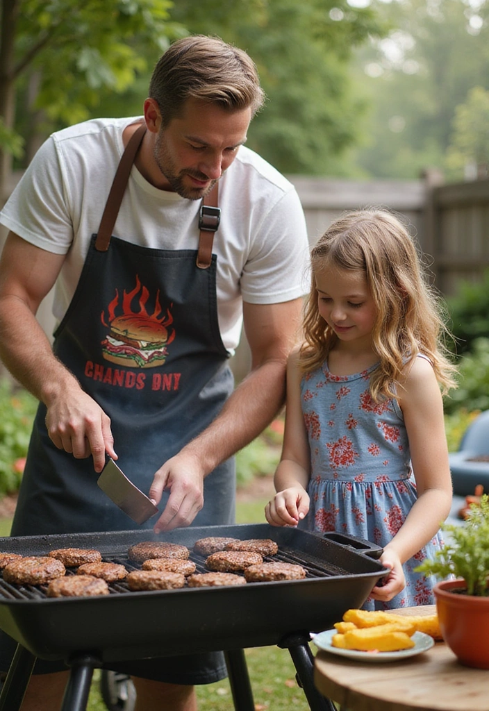 Custom BBQ Apron for Father's Day