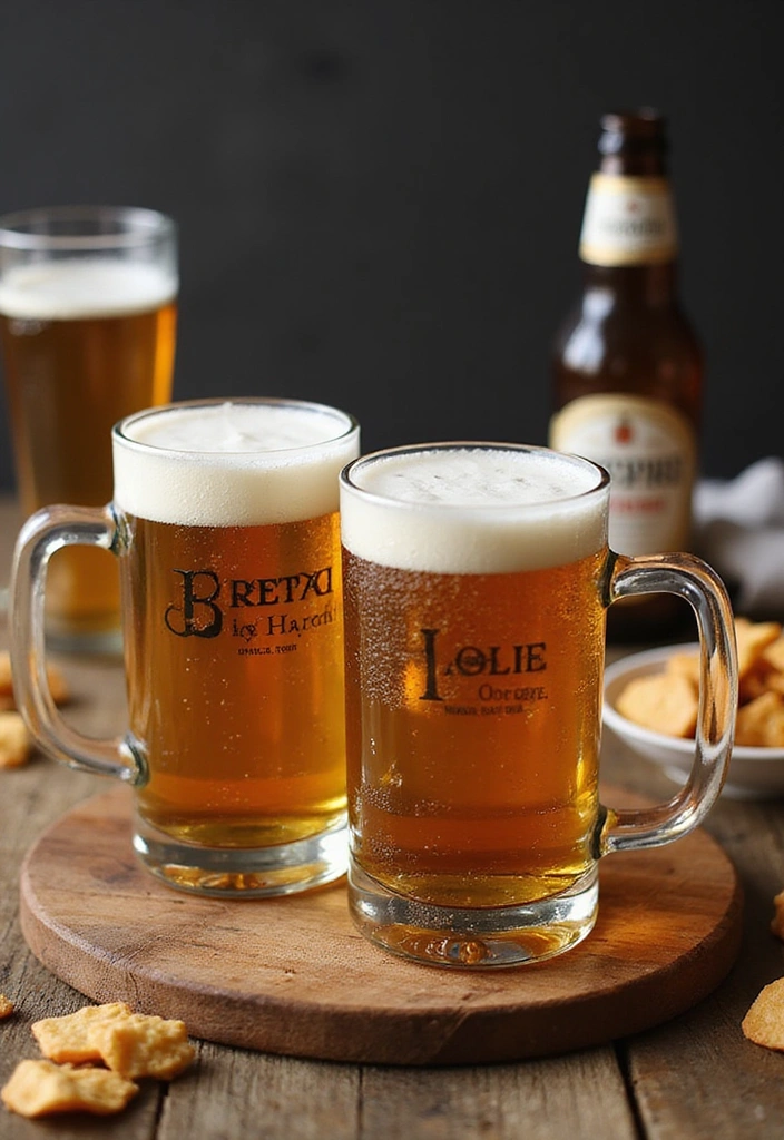 Personalized Beer Mugs for Father's Day